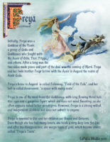 Goddess Freya information page 2