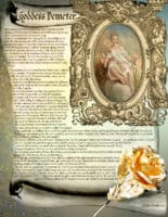 Pagan / Wiccan Goddess Demeter info page 1