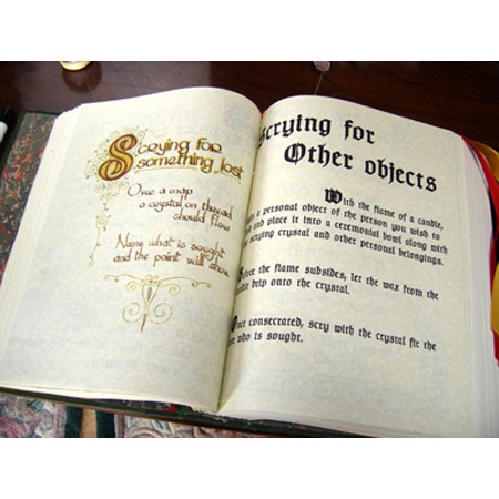 Charmed Book of Shadows pages