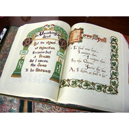 Charmed Book of Shadows pages