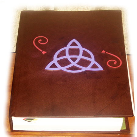 Triquetra Blessed Be Book of Shadows