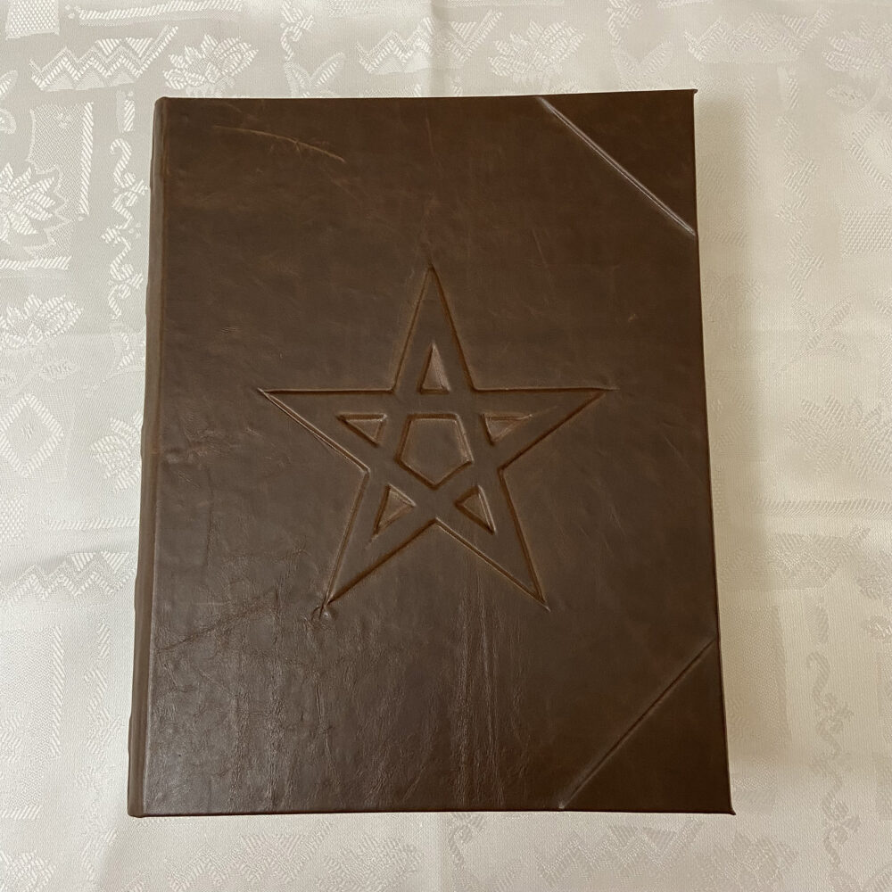 Witch's Pentacle Book of Shadows and Magic Grimoire